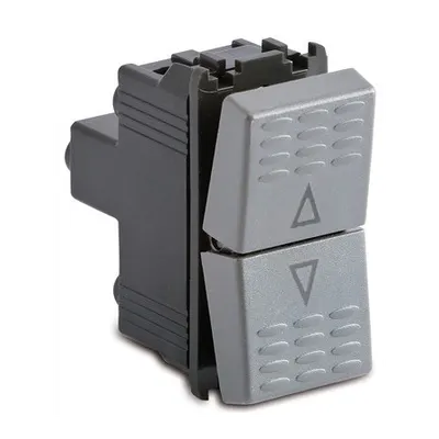 Dublu buton 1P / NA + 1PNA 16A 250V ~, argintiu