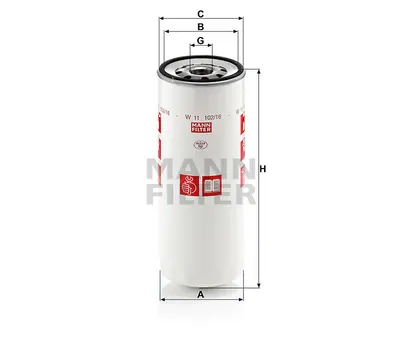 Filtru ulei Mann-Filter W 11 102 16 (8)
