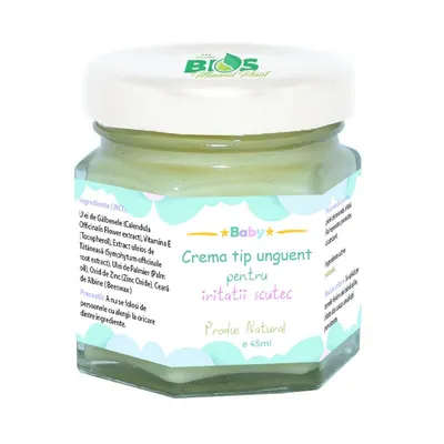 Crema tip Unguent pentru Iritatii Scutec, 45 ml Bios Mineral Plant