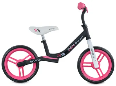 Bicicletă de echilibru Byox - Zig Zag, roz
