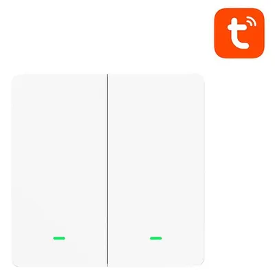 Intrerupator inteligent Gosund SW9, Wi-Fi, 10A, compatibil Google Assistant si Amazon Alexa, Alb 6972391281471