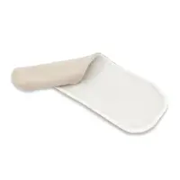 Baveta de umar, Qmini, Din muselina si bambus, Materiale certificat Oeko Tex Standard 100 , Beige+Cream