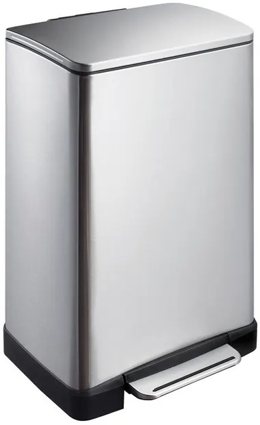 Coș de gunoi EKO Europe - E-Cube, 40 l, crom mat