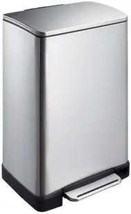 Coș de gunoi EKO Europe - E-Cube, 40 l, crom mat