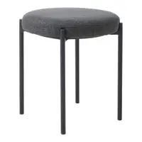 Scaun gri închis din metal Pelican – Unique Furniture