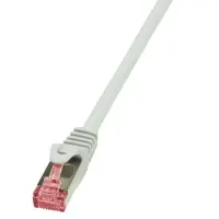 Cablu S/FTP LOGILINK Cat6, LSZH, cupru, 15 m, gri, AWG27, dublu ecranat CQ2102S