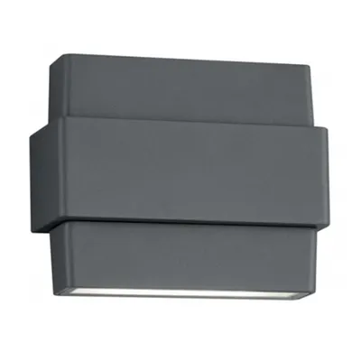 Aplica Padma 2x4.5W LED 840lm 3000K Antracit