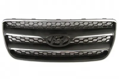 Grila radiator fata LIMITED, negru crom HYUNDAI SANTA FE II intre 2006-2009