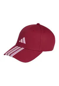 Sapca de bumbac cu logo - Roz/Rosu inchis