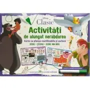 Disney Clasic. Activitati de alungat nerabdarea. Carte cu planse reutilizabile si carioca