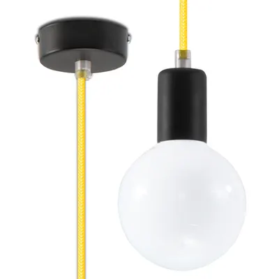 Lampa suspendata EDISON yellow