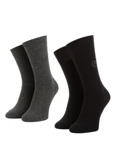 Set 2 sosete barbati - lungi - Negru/Gri