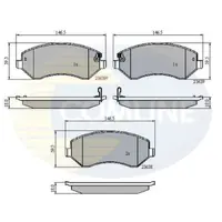 Set placute frana, frana disc COMLINE CBP31162