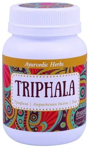 Pudră de Triphala, 90 g, Dragon Superfoods