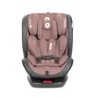 Scaun auto pentru copii Lorelli Ares Pink i-Size, isofix, anti rebound bar, rotativ, 40-150 cm, 0 luni-12 ani