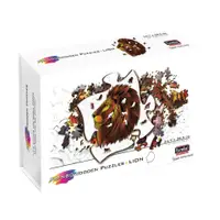 Puzzle din lemn - Leu, 121 piese