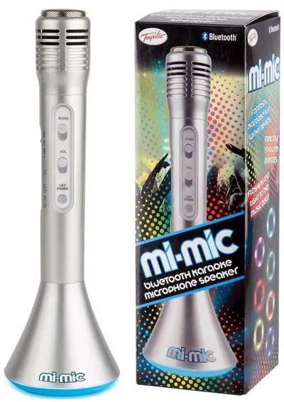 Microfon pentru copii Mi-Mic - Argintiu