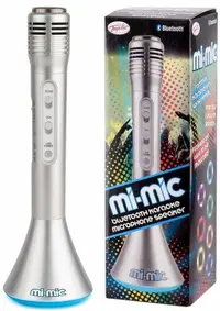 Microfon pentru copii Mi-Mic - Argintiu