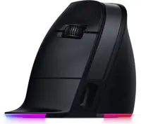 Mouse gaming Razer - Pro Click V2 Vertical Ed, optic, wireless, negru