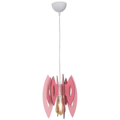 Pendul Elips Roz 1XE14 60W 70cm