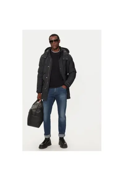 Geaca barbati - 304453014 - Nylon/Elastan - Negru - Negru