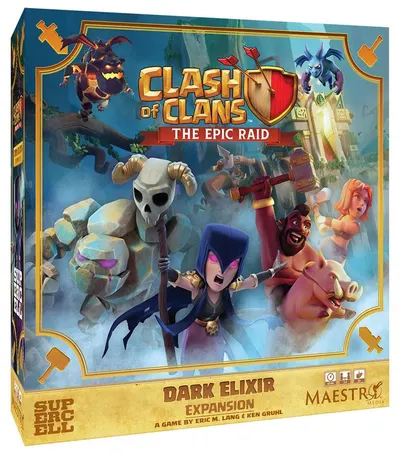 Extensie pentru jocul de masă Clash of Clans: The Epic Raid - Dark Elixir