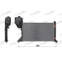 Radiator, racire motor FRIGAIR 0206.2086
