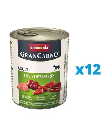 ANIMONDA Grancarno curcan și rață 12 x 800 g