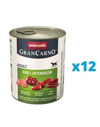 ANIMONDA Grancarno curcan și rață 12 x 800 g