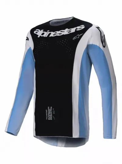 Tricou atv cross Alpinestars Techstar Melt, culoare negru albastru, marime 2XL