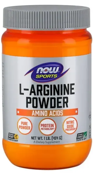 Sports L-Arginine Powder, 454 g, Now
