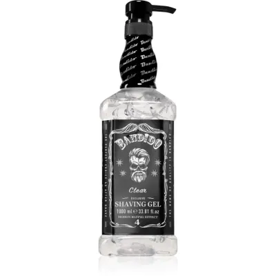 BANDIDO Shaving Gel gel pentru bărbierit culoare Clear Exclusive 1000 ml