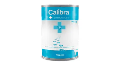 Conserva caini Calibra Veterinary Diets Hepatic, 4 x 400 g