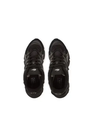 Pantofi sport barbati - 749SMA0003 - Textil - Negru - Negru