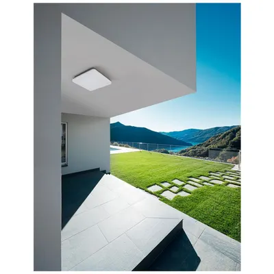 Plafoniera TOMMY Inchis Gray ABS & Acrylic Diffuser, Ac Driver Included LED 24 Wat 1920Lm 3000K, 220-240 Volt 50Hz Beam 85 degrees -IP54