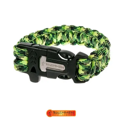 Bratara de supravietuire 3m din paracord Gecko Bushmen