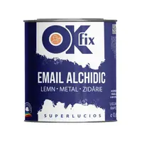 Vopsea Alchidica pentru Uz General 0.6l, Alb, Ok Fix