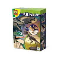 Set creativ Dino si excavarea scheletului 2 in 1 - T-rex