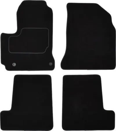 Covorase auto (set, velur, 4 bucati, culoare negru, 3 usi) TOYOTA RAV 4 III dupa 2005