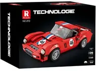 Constructor Reobrix Technologie - Ferrari 250 GTO, 336 piese, roşu
