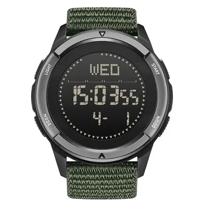 Ceas barbatesc de mana North Edge Militar Digital Carbon Army Sport Pasi Busola Pacer Pedometru Verde