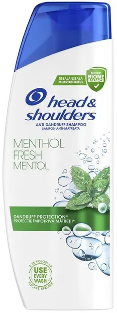 Head & Shoulders Șampon anti-mătreață Menthol Fresh, 330 ml