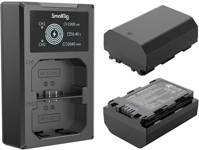 Set de două baterii și încărcător SmallRig - NP-FZ100
