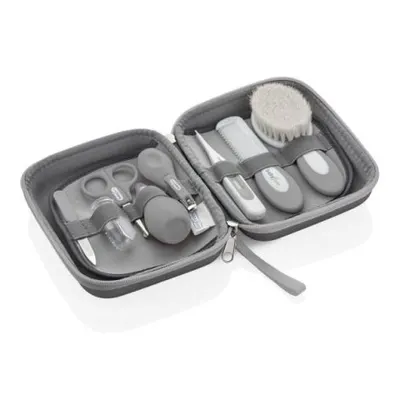 Set ingrijire unghii bebelusi cu 9 piese BabyJem Grooming Set (Culoare: Gri)