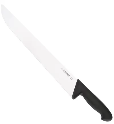 Cuțit de măcelar cu lamă dreaptă și îngustă Giesser - 36 cm