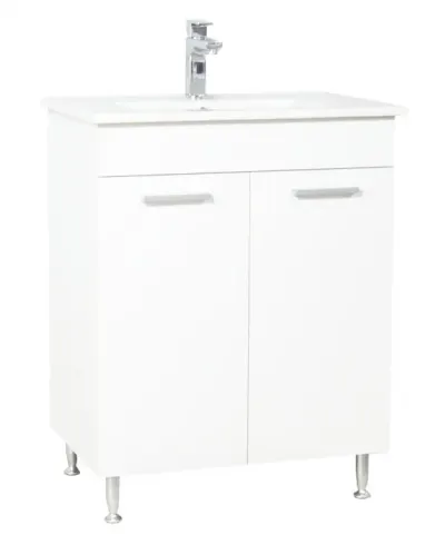 Set Baza si Lavoar seria 067, 60 cm, alb