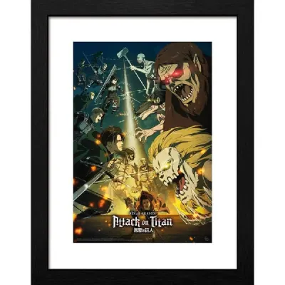 Poster cu Rama Attack On Titan - S4 Key Art 3