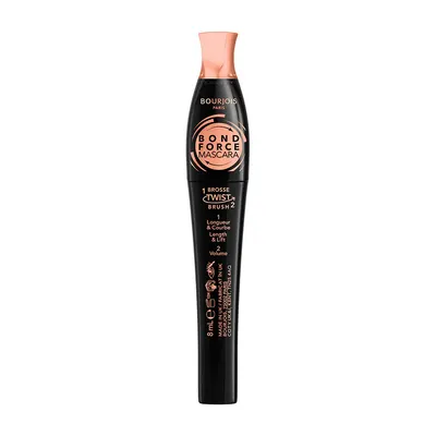 Mascara Twist Up The Volume Bond Force, 01 Black, 8ml, Bourjois