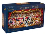 Puzzle panoramic Clementoni din 13 200 de piese - Orchestra Disney