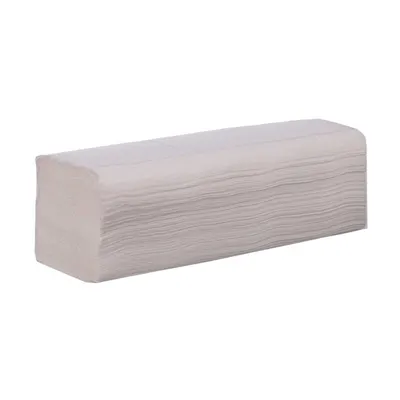 Prosoape Biodegradabile, Compostabile de Hartie V-Fold, Albe, 2 Straturi, 150 buc